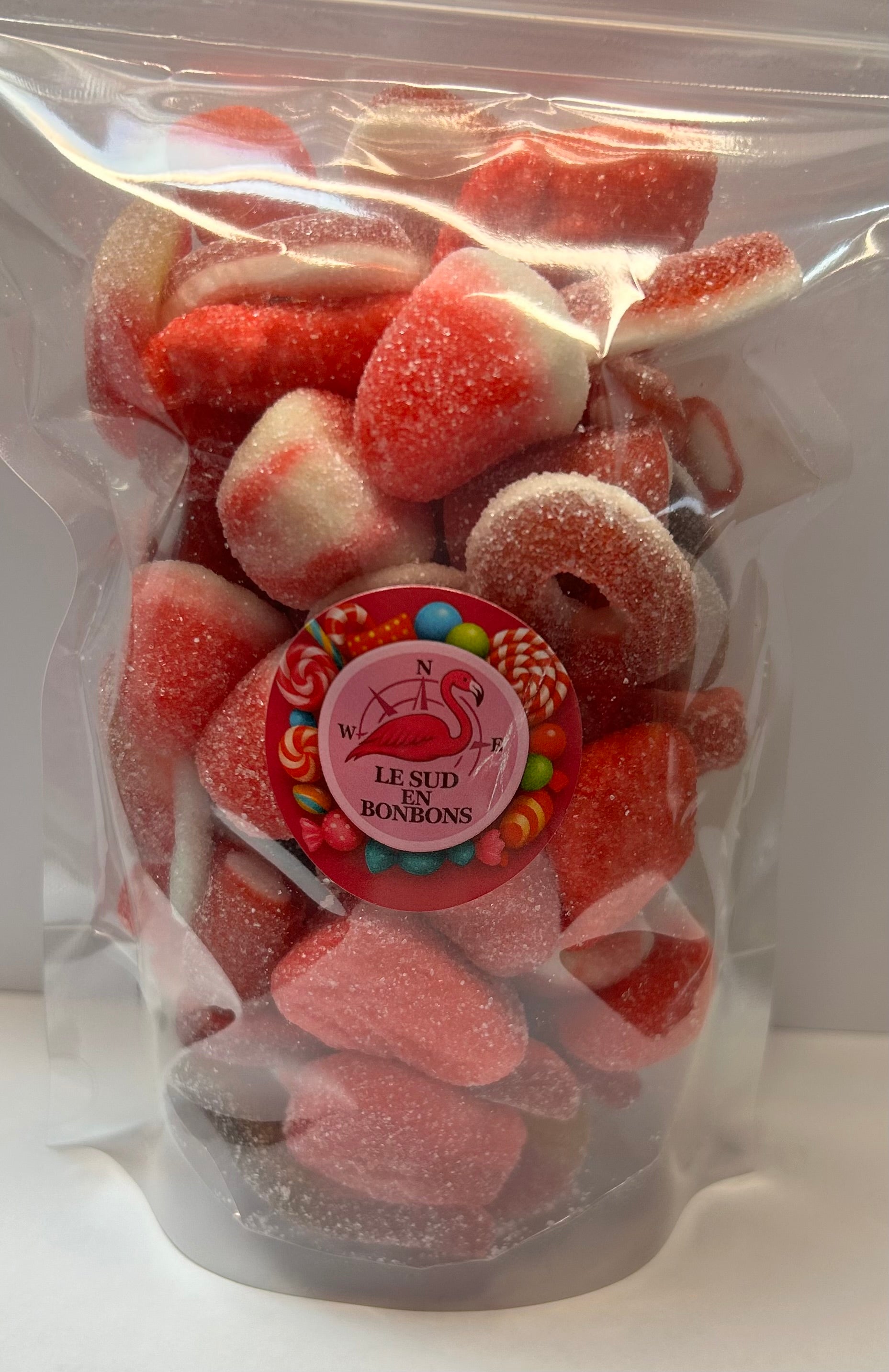 Pack 400g rouge sucrée acide €8,00