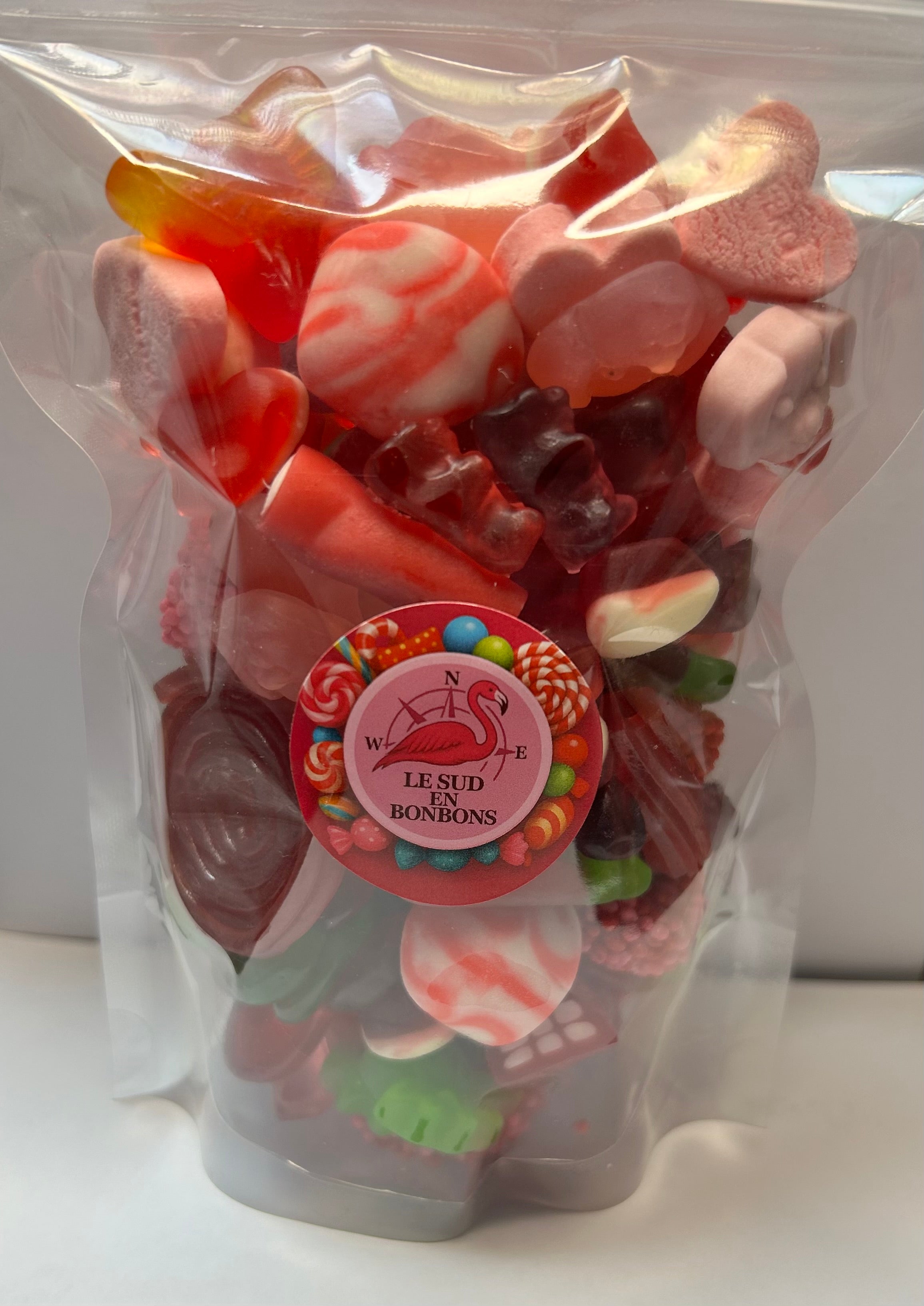 Pack rouge lisse 400g € 8,00