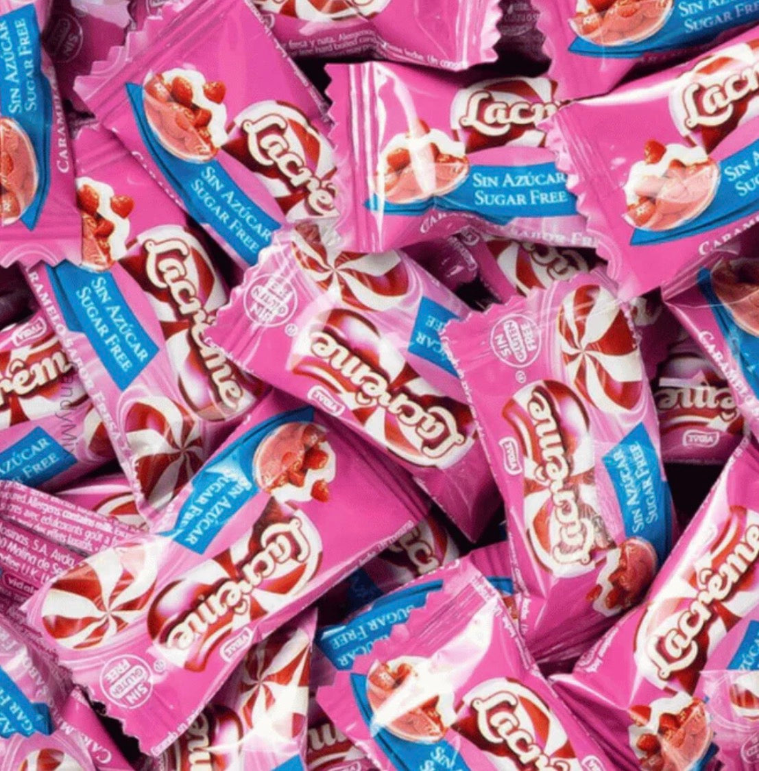 Bonbon fraise sans sucre au yaourt 10u € 1,80