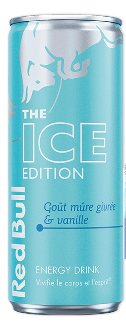 Red bull goût Mûre givrée &Vanille