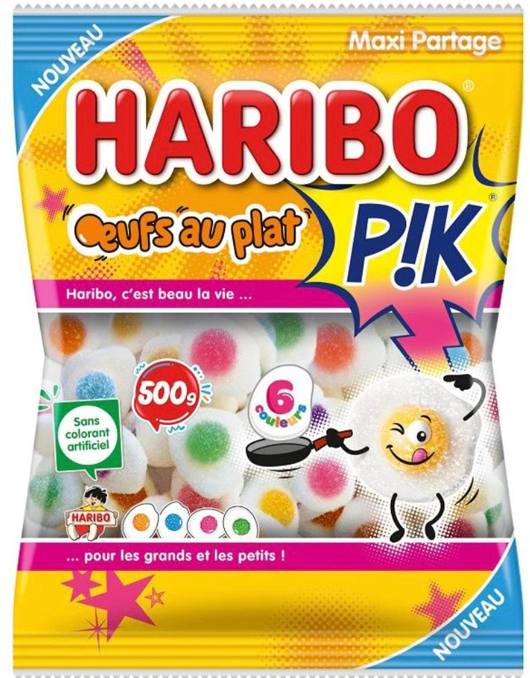 Mini oeufs 🍳 sucrés Multicolores Haribo 100g € 1,28