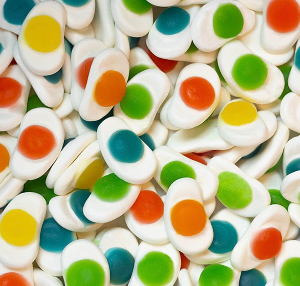 Oeufs 🍳 au plat multicolore lisse 100g € 2,10