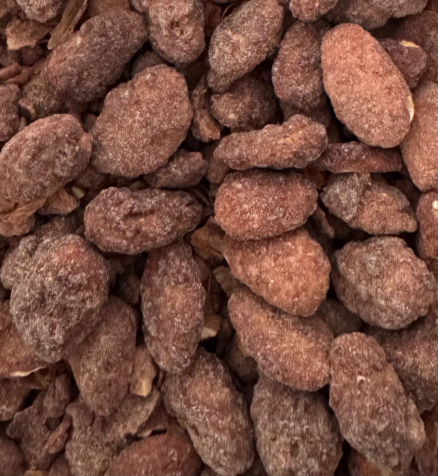 Amandes caramélisées bio 100g €2,30