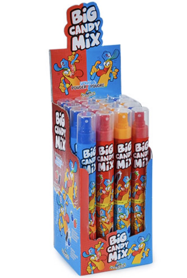 Spray candy framboise/cola 1u  € 2,40
