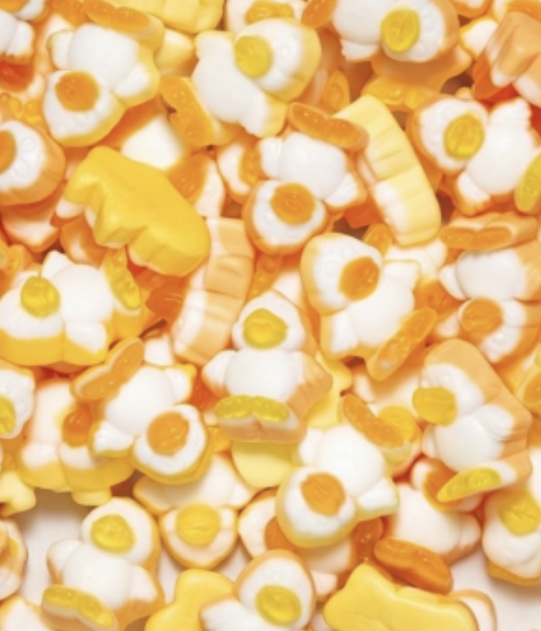 Pingouins jaune orange,citron 100g €0,85