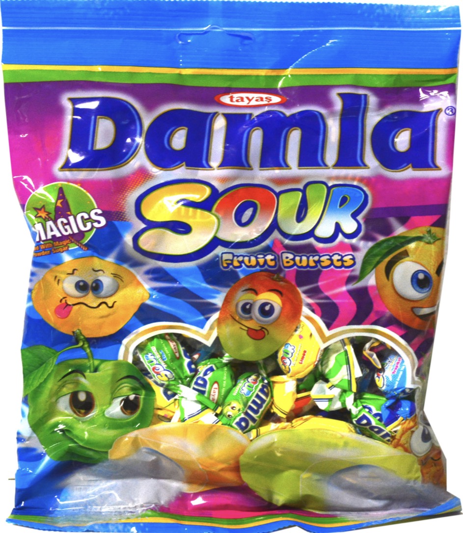 Damla bonbons acidulés 100g  € 1,20