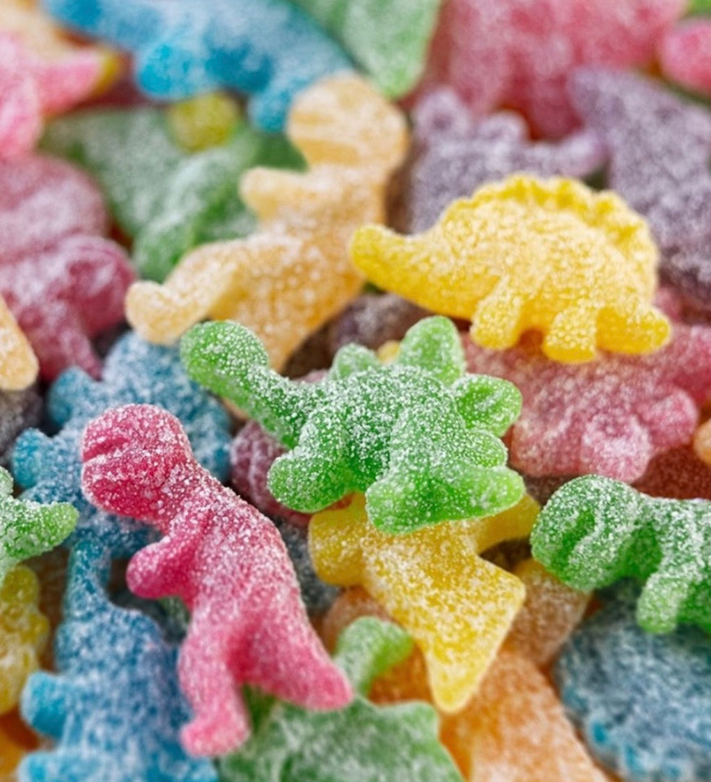 Dinosaures sucré 100g  € 0,95