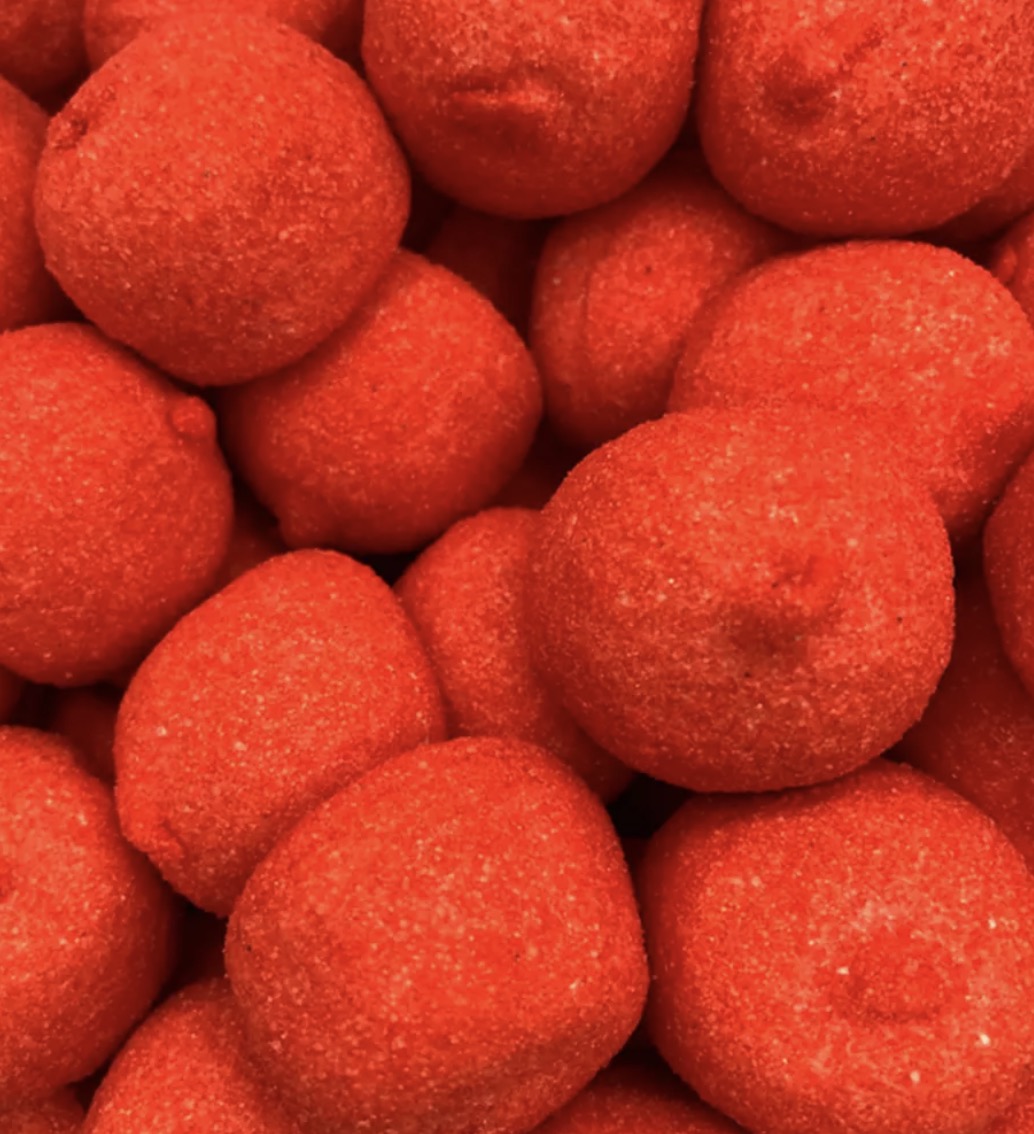 Balle de golf guimauve rouge 6u  € 1,50