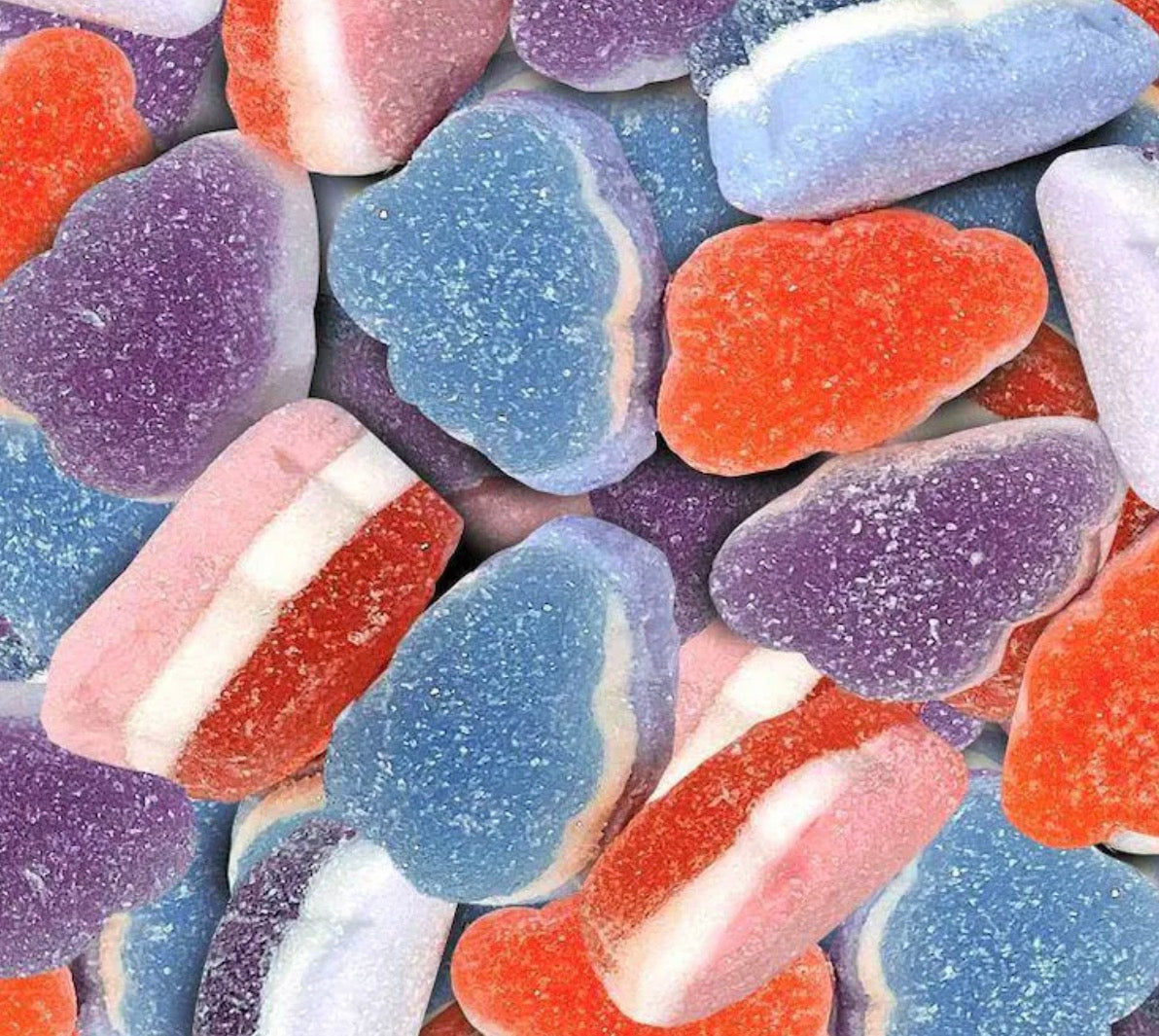 Nuages de baies fruits rouges sucrés Haribo 100g € 1,20
