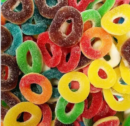 Mix anneaux sucrés 100g € 1,80