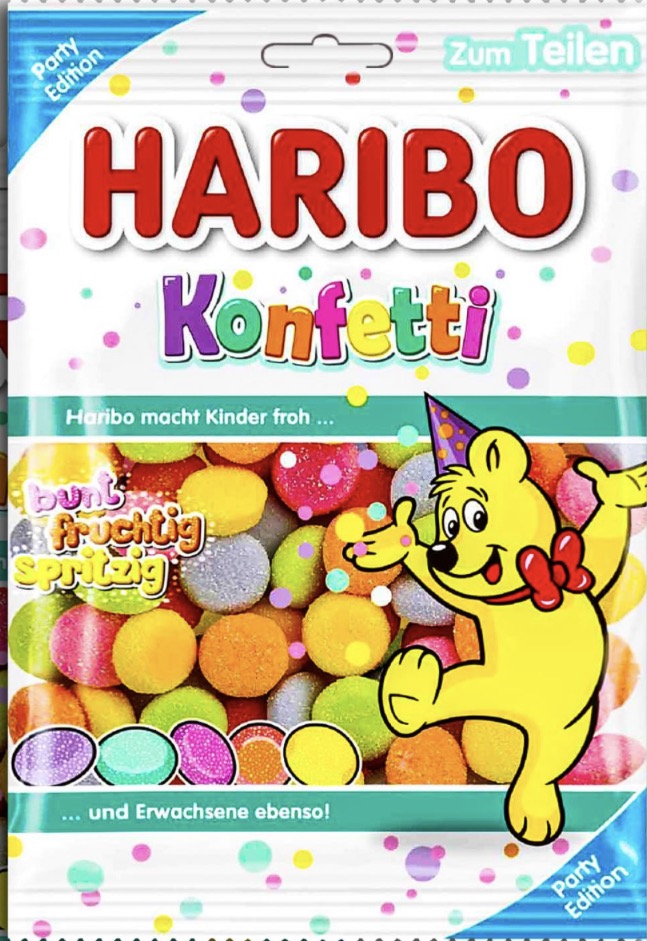 Haribo Fun Confetti sucré 100g € 1,40