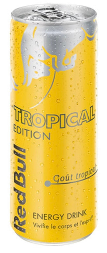 Red bull goût Tropical