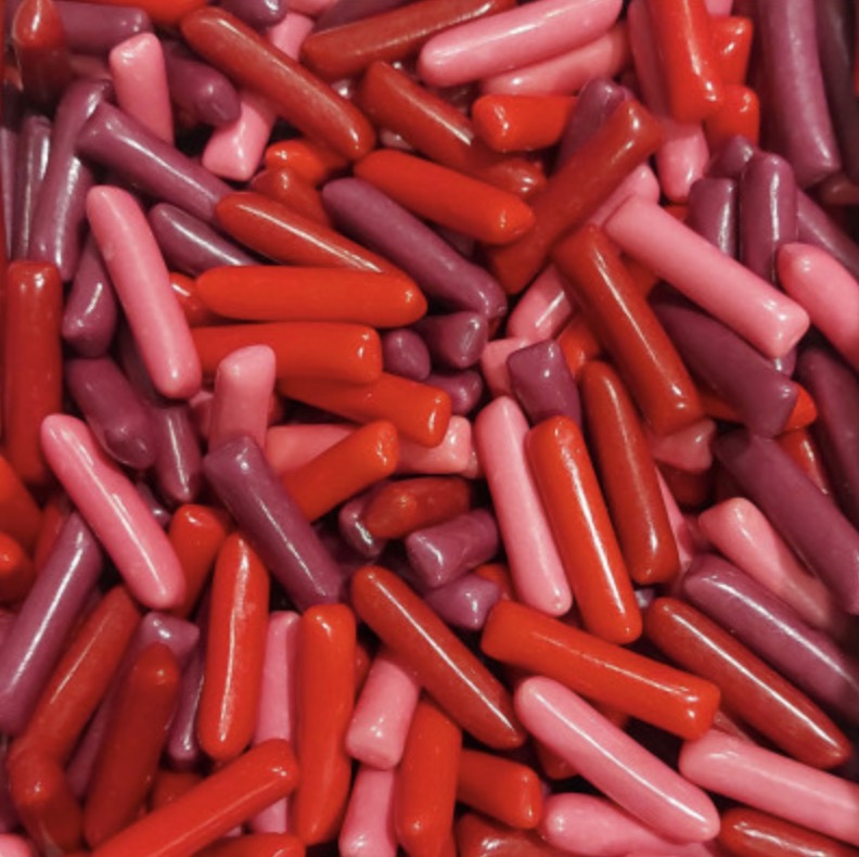 Hitschies fruit rouge 100g  € 2,60