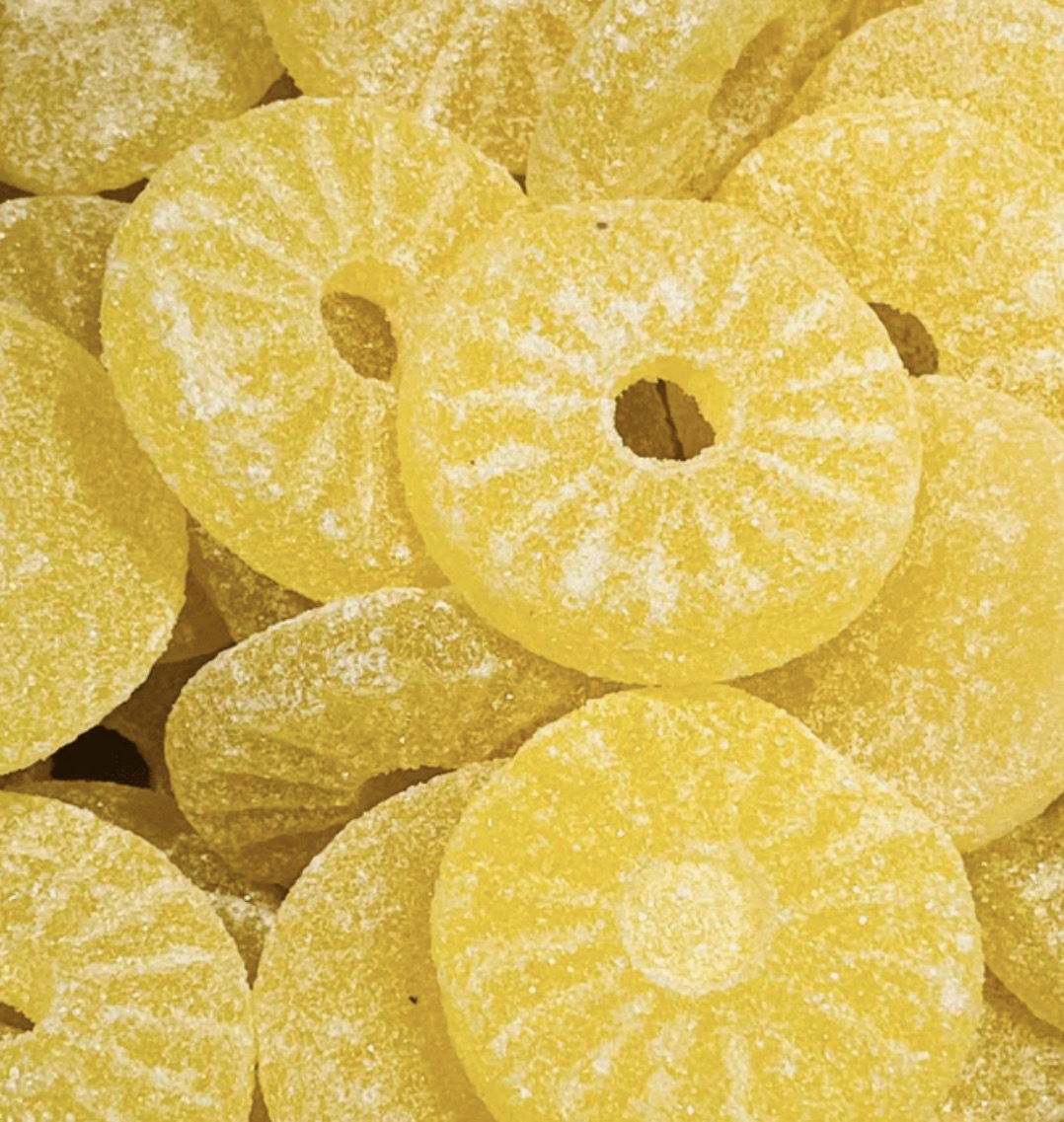Rondelle Ananas sucrée/acide 100g 2,10
