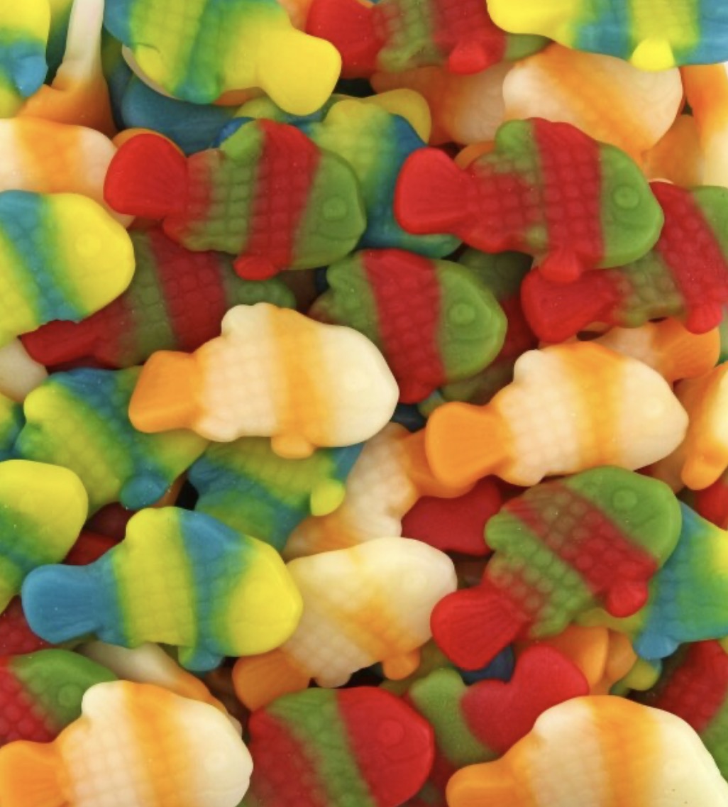 Poisson Haribo lisse 100g  € 0,95