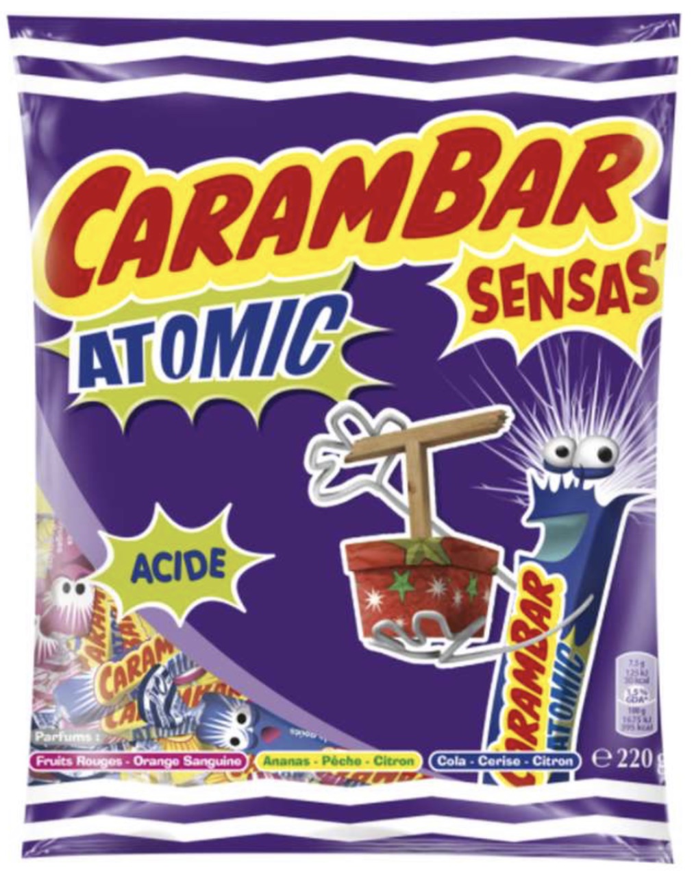 Caramanbar ATOMIC acide 6u € 1,29