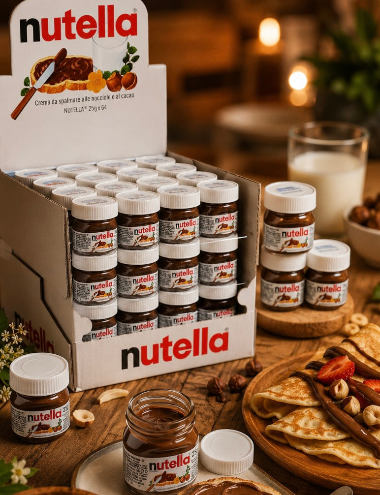 Nutella 25g pot 1u € 1,20