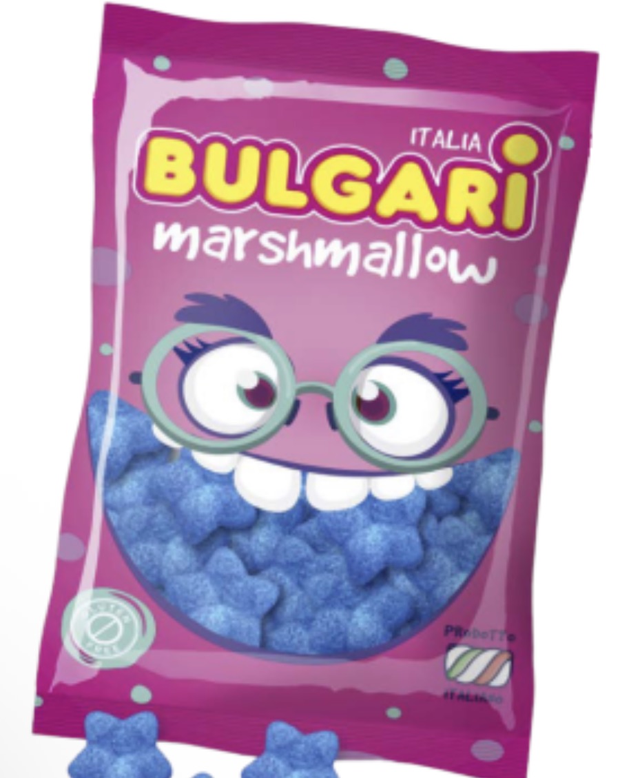 Chamallows étoile bleue sucrée tache langue 6u € 1,60