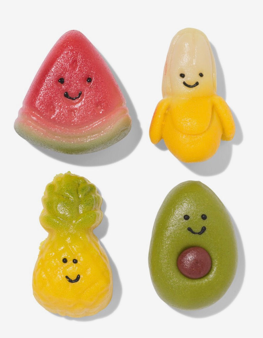 Marsepein Pâtes d’amandes Belges en forme de fruits 2u € 3,50