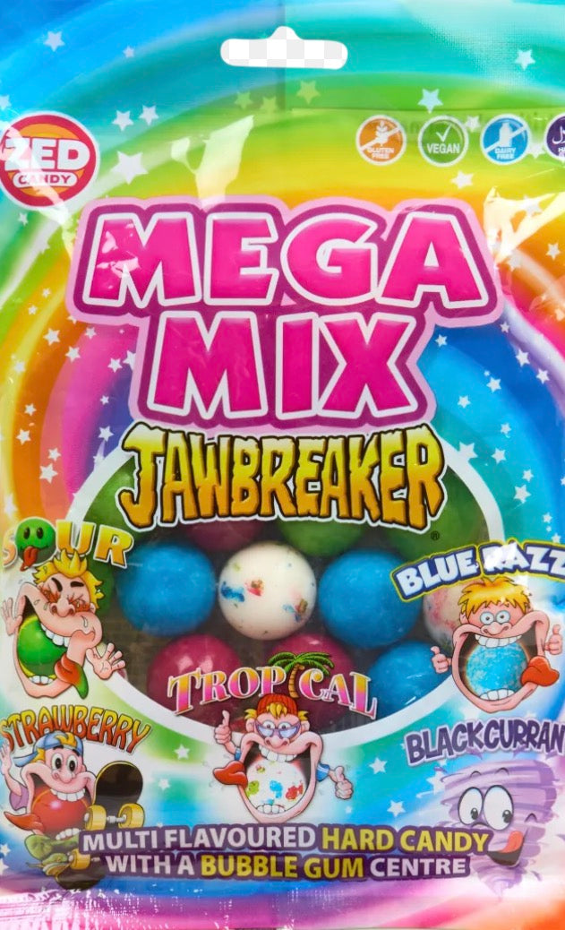Mega mix tropical bubble gum 6u  € 1,40
