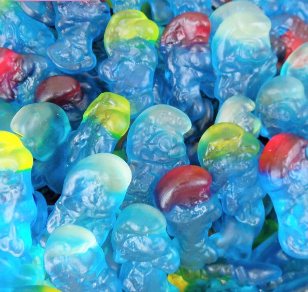Schtroumpfs lisses 100g € 1,20