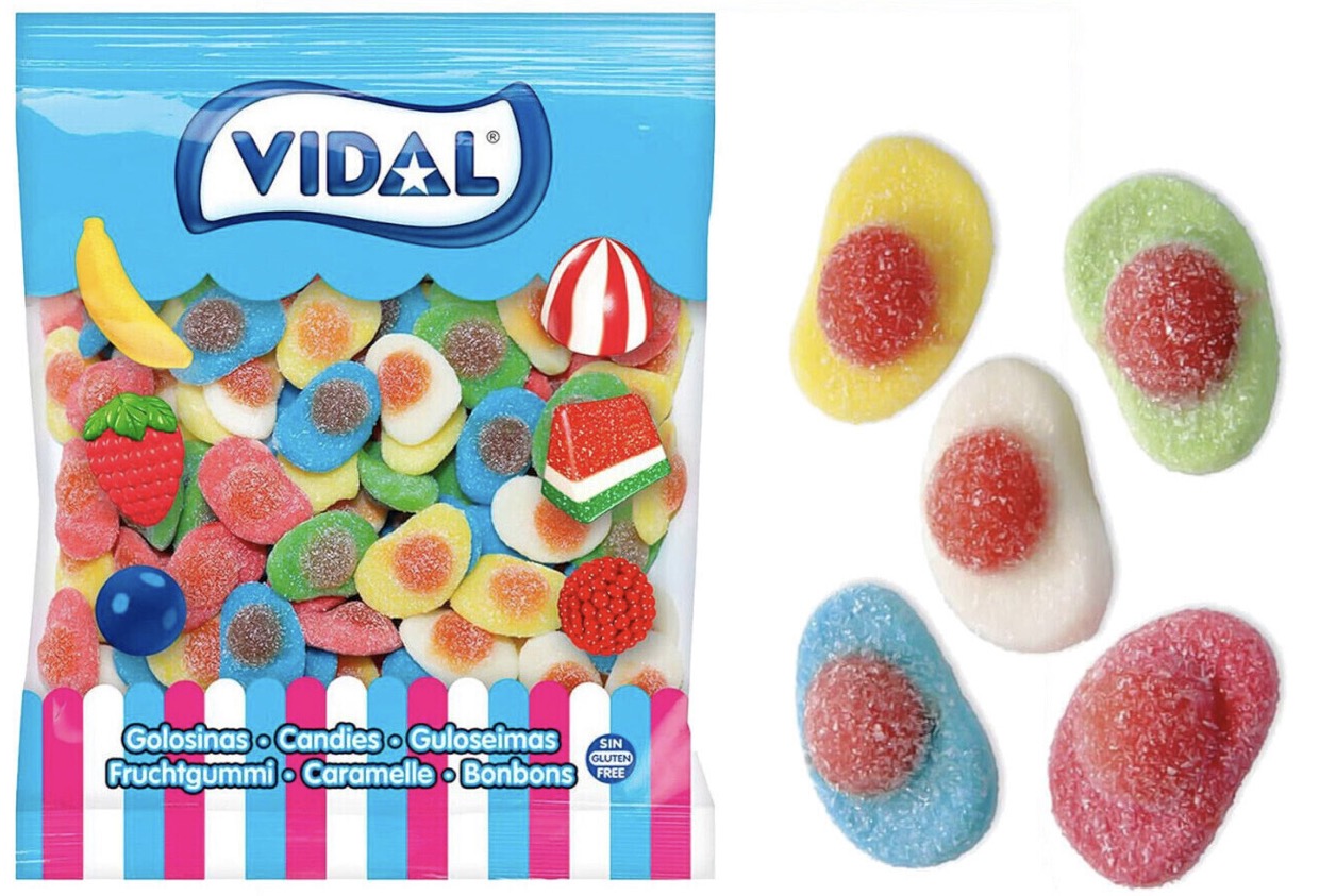 Oeufs 🍳 au plat multicolore sucré 100g € 2,10