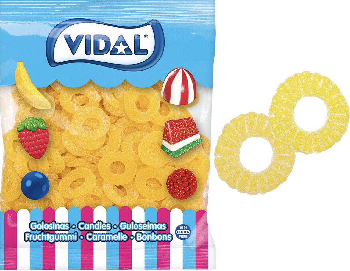 Rondelle ananas 🍍 sucrée / acide 100g € 1,80