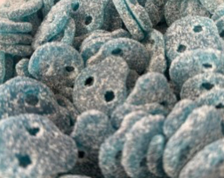 Crâne bleu Grahns sucré super acide 100g  € 1,80