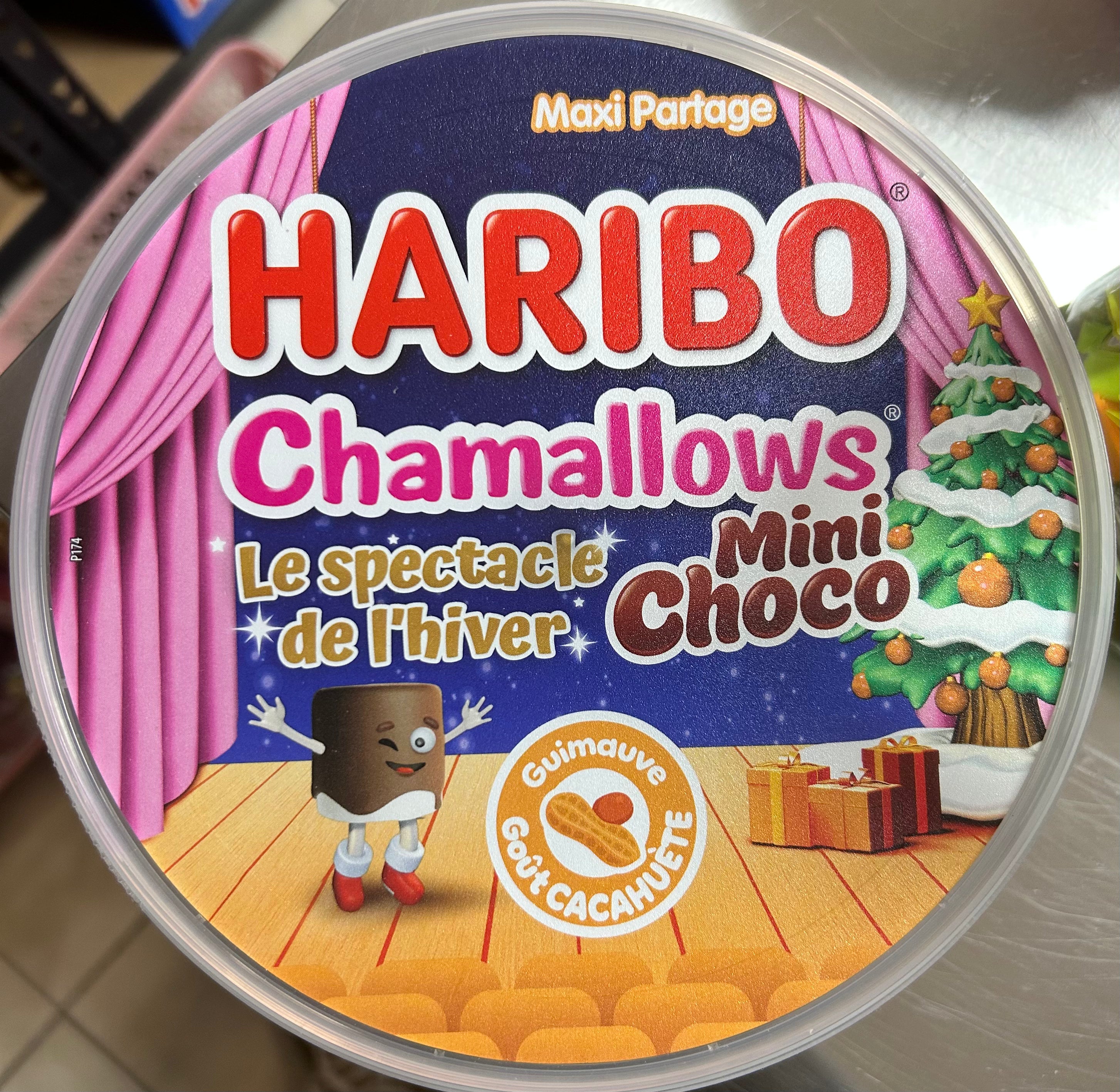 Chamallows Choco goût cacahouète 10u € 1,60