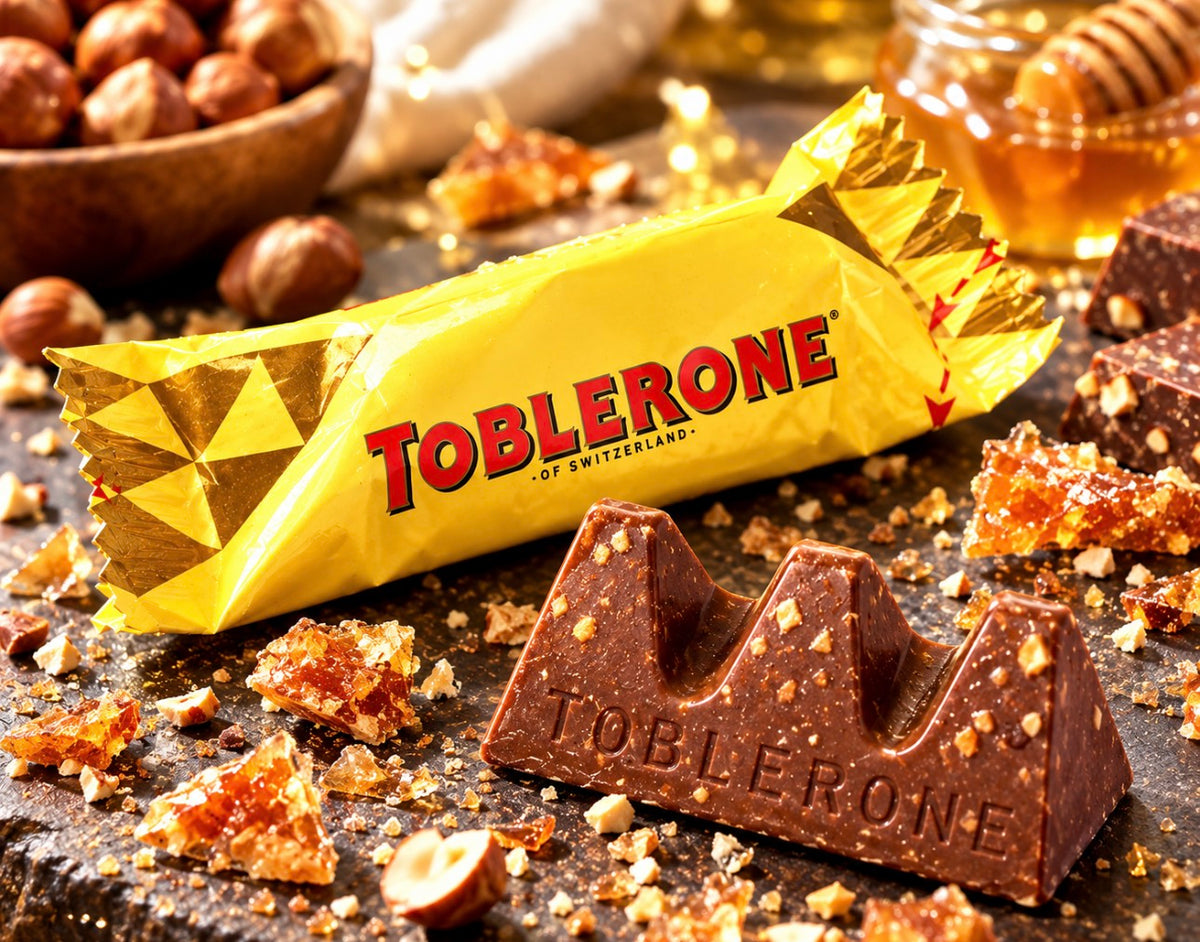 Minis Toblerones Chocolat lait / Éclats nougatines 10u € 2,99