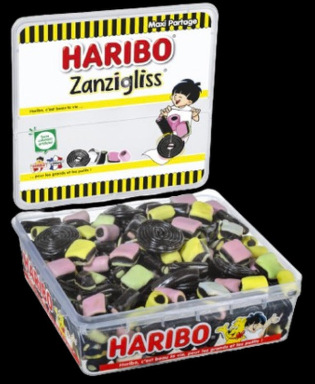 Réglisse HARIBO Zanzigliss 100g € 1,80