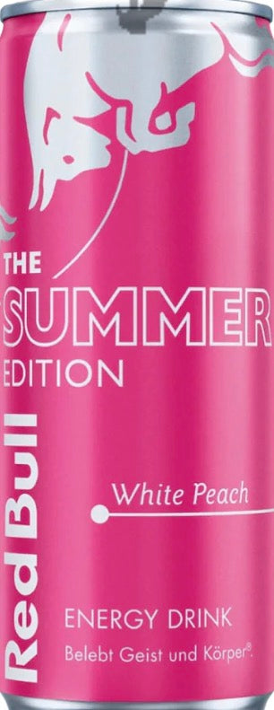 Red Bull saveur Pêche Blanche 1u € 1,99