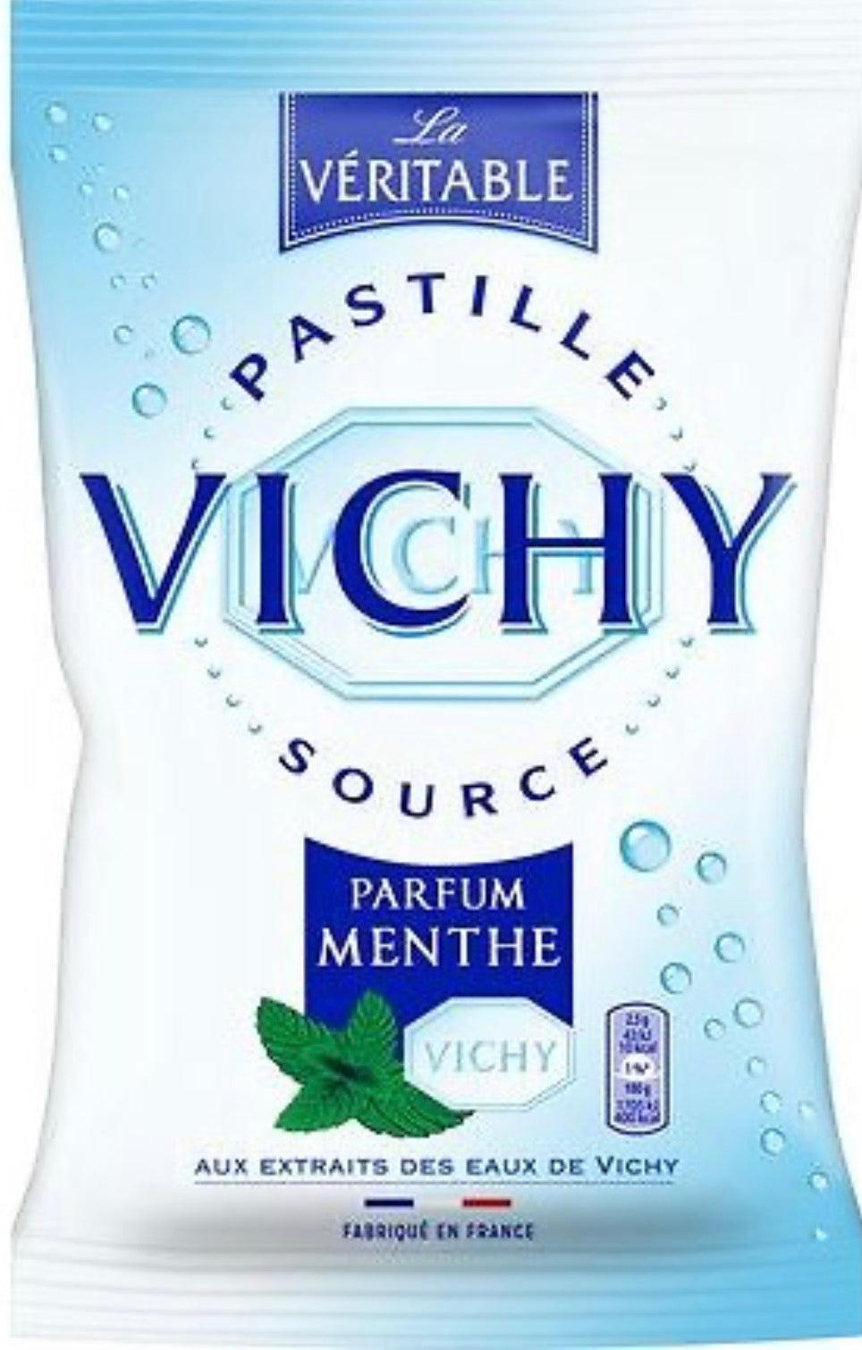 Véritable Pastilles Vichy menthe 100g € 1,79