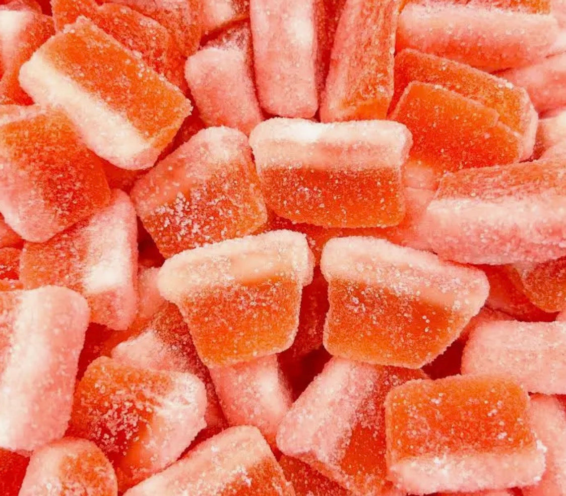 Tranche pêche sucrée 100g  € 1,60
