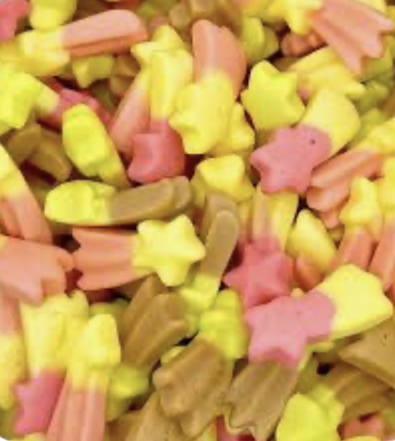 Squashies lisses Multifruits 100g € 1,99