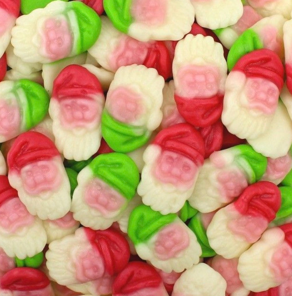 Bonbons lisses visages Pères Noël 🎅 100g € 2,49