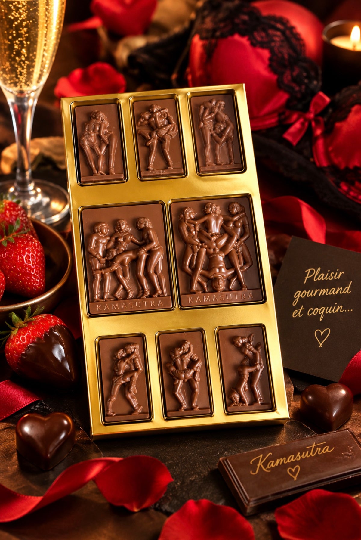 Chocolat KAMA SUTRA sera disponible en précommande 1u € 19,95