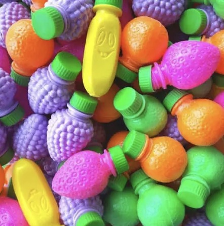 Bonbon fruit poudre acide 1u € 0,60