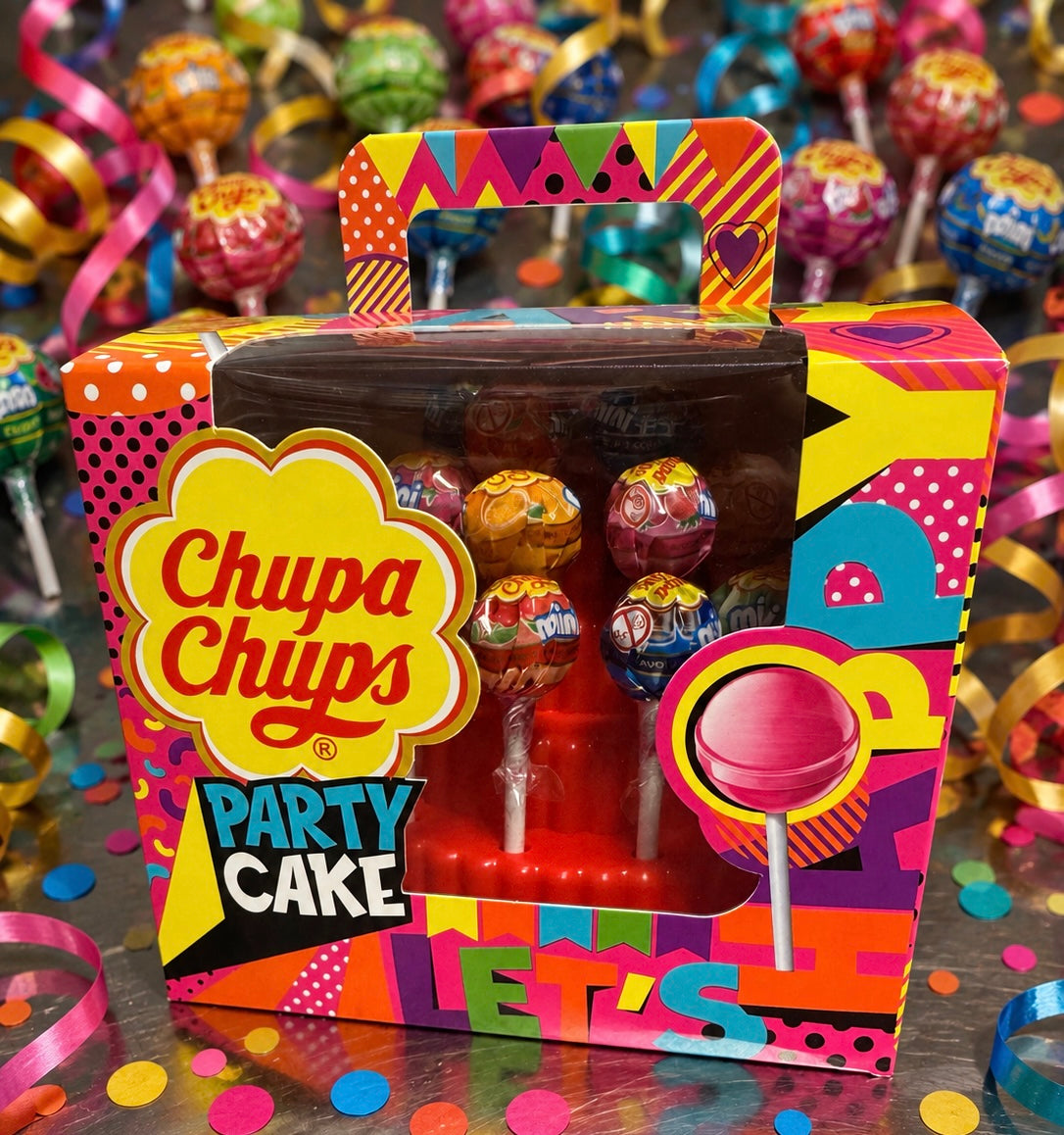 Sucettes Chupa Chups avec son présentoir 1 boite € 6,89