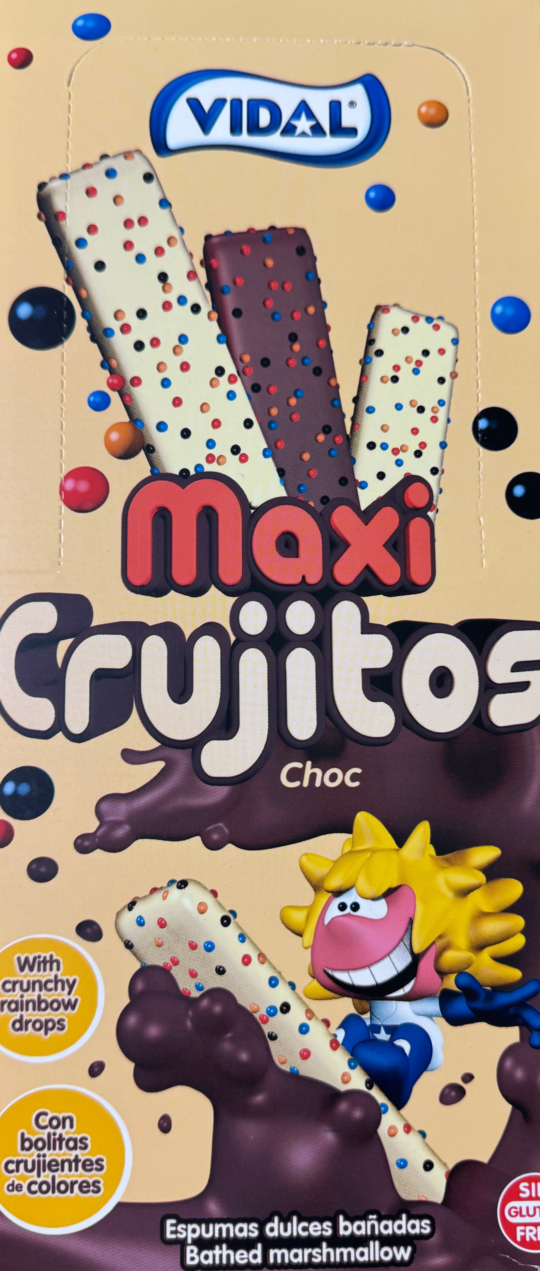 MEGA crujientes chocolat blanc /lait 4u € 1,80
