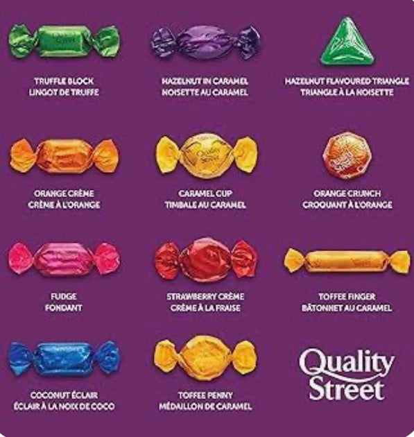 Quality Street chocolat 10u € 2,99