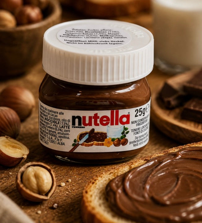 Nutella 25g pot 1u € 1,20