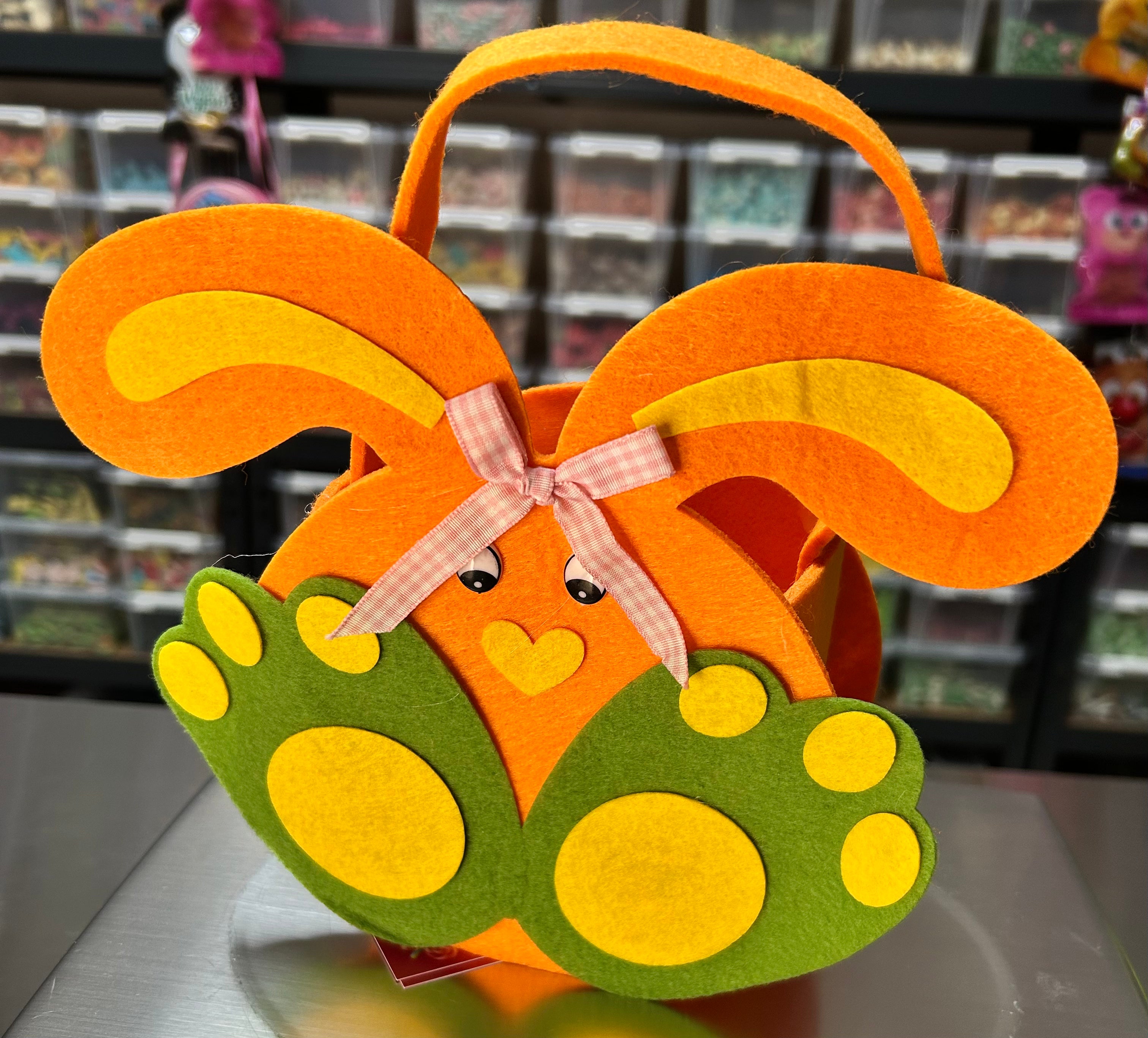 Panier en feutrine pour Pâques 1U €6,50