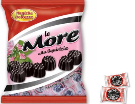 Gomme lisse réglisse italienne 100g € 2,50