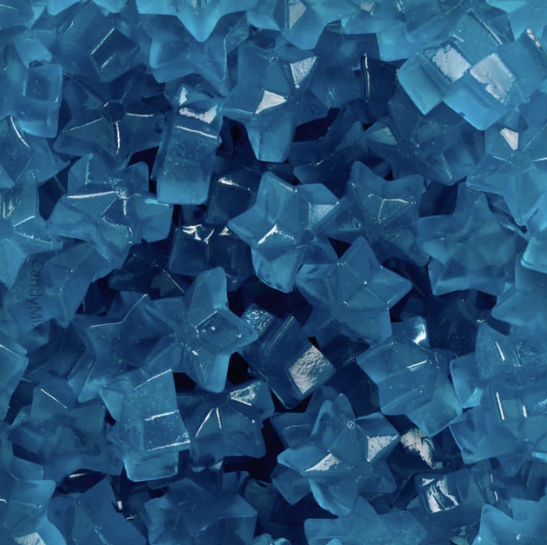 Étoile bleue brillante sans sucre 100g € 2,20