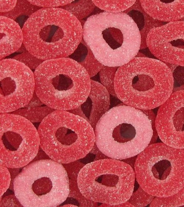 Anneaux minis fraises 🍓 100g € 1,40