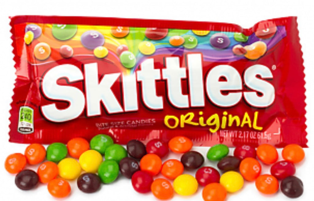 Skittles original 100g € 1,40