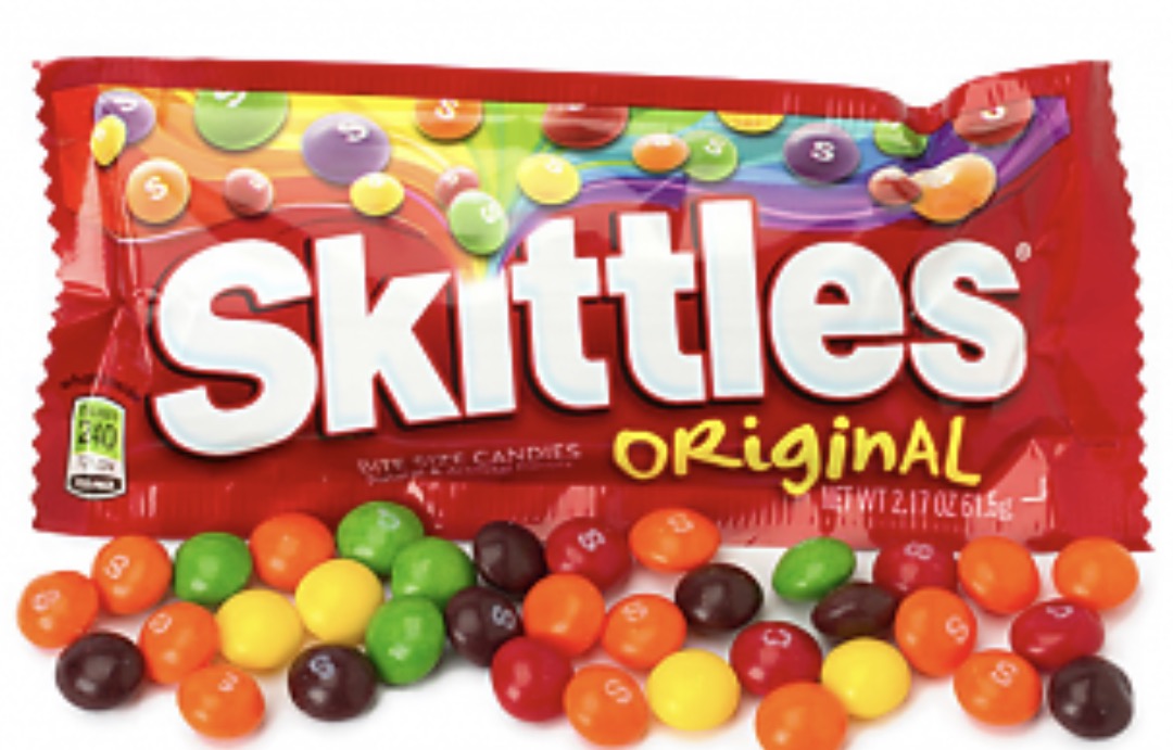 Skittles original 100g € 1,40