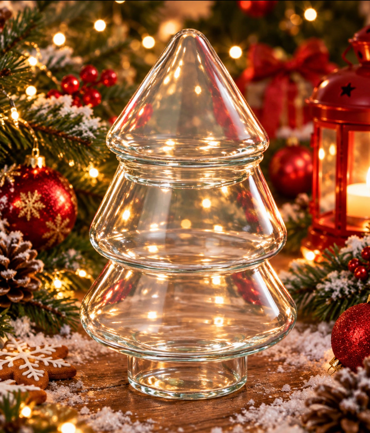 Bonbonnière Transparente Sapin de Noël contenance 1 kilo Max 1u € 14,95