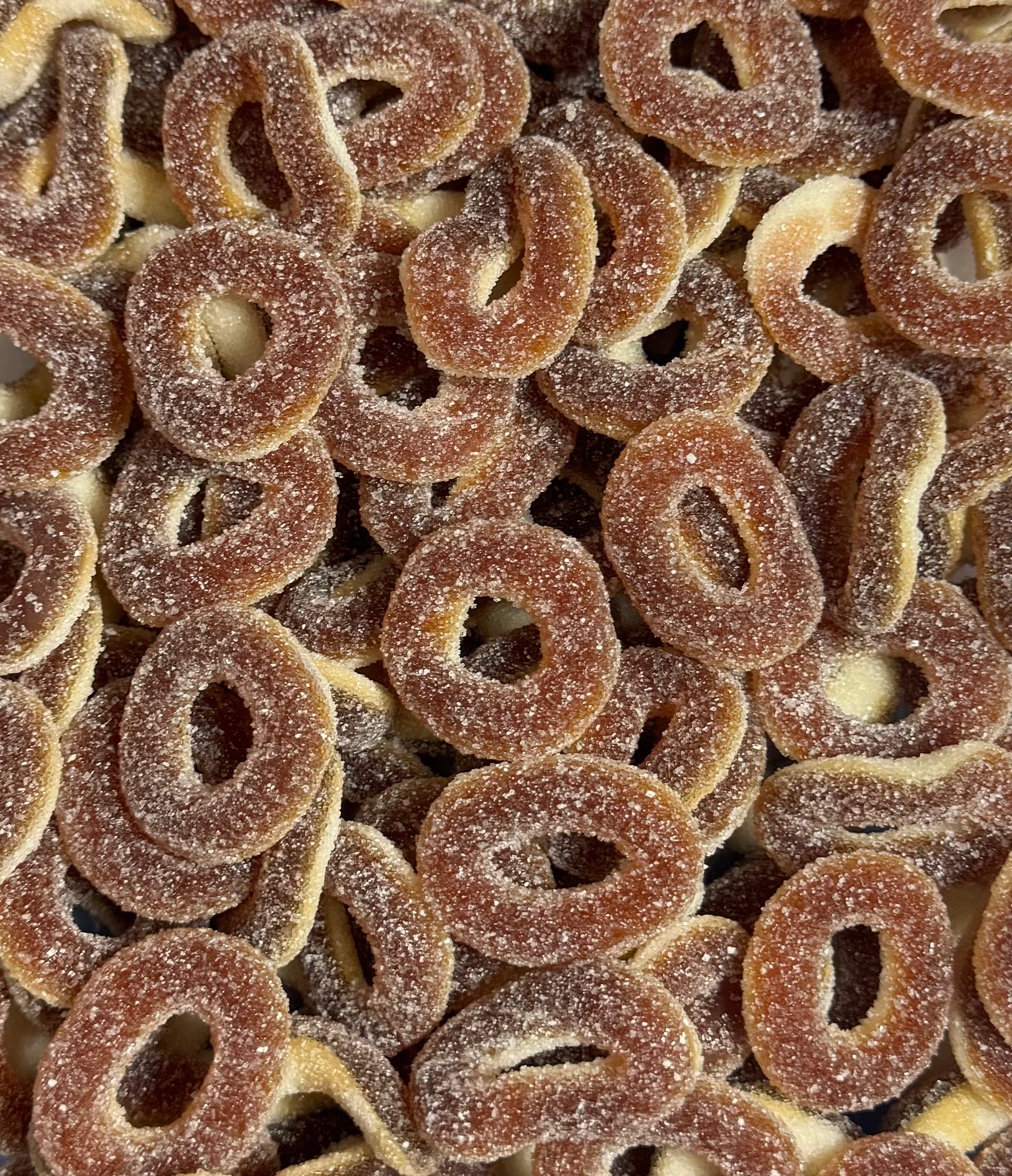 Anneaux cola 100g € 1,40